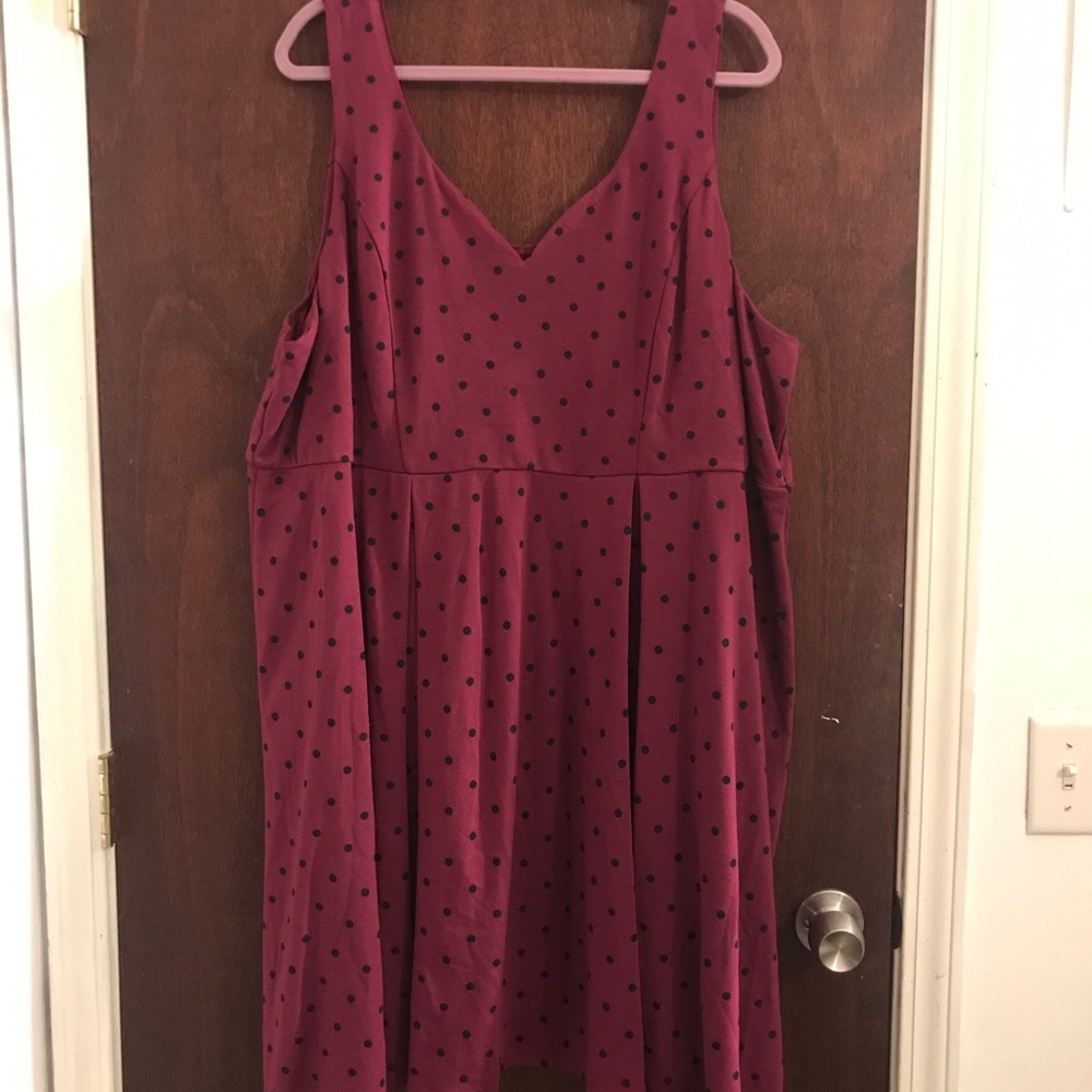 Torrid sweetheart neckline pleated skater dress